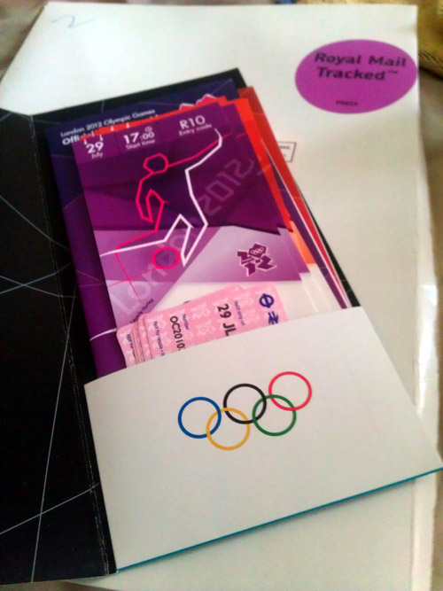 Olympic tickets