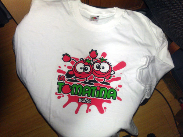 Tomatina t-shirt 2012